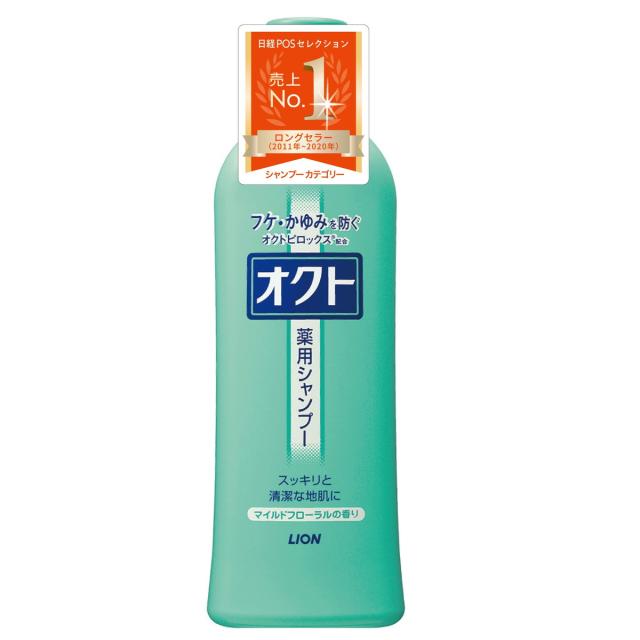 他サイト： ライオン オクトシャンプー 320ml マイルドフローラルの香り 医薬部外品 (薬用シャンプー 本体)( 49033014372の商品画像