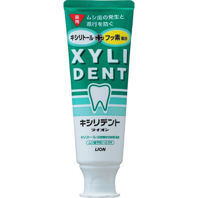 他サイト： 【メール便 送料込】ライオン LION キシリデント XYLIDENT 120g ハミガキ 医薬部外品 1個の商品画像