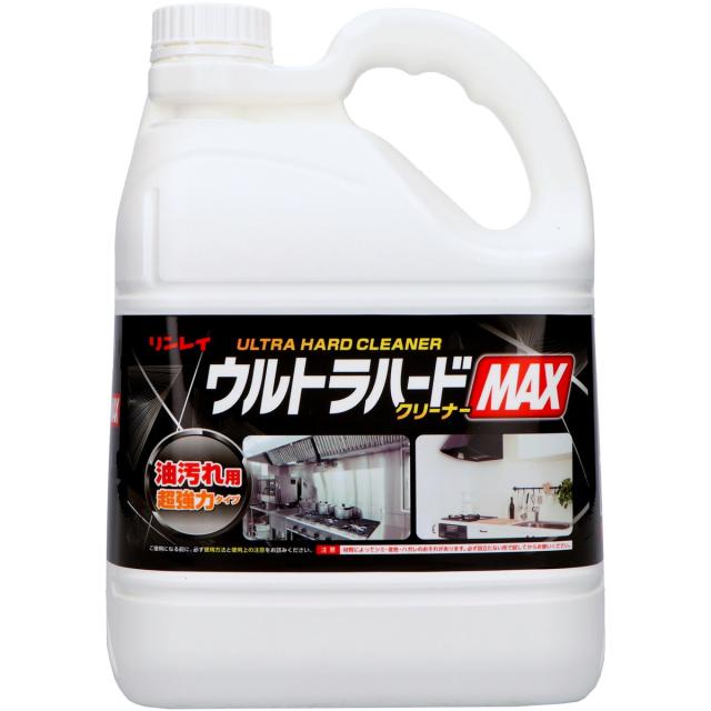 他サイト： リンレイ RINREI ウルトラハードクリーナーMAX 油汚れ用 強力タイプ 4L 台所用洗剤の商品画像