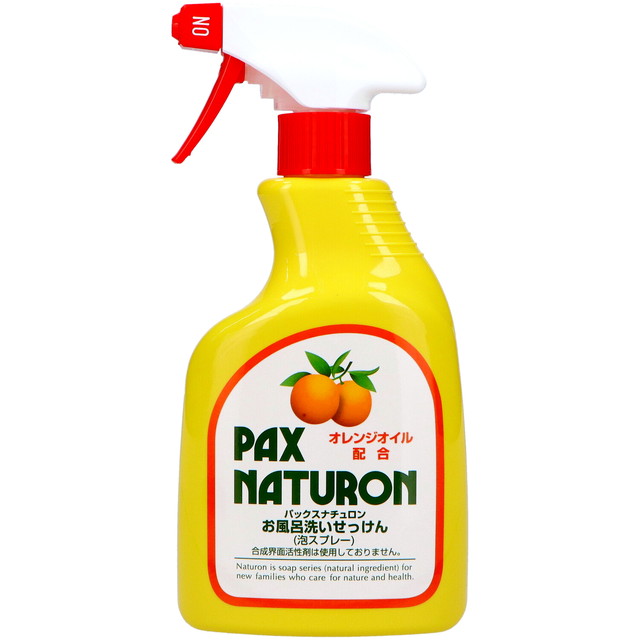 他サイト： 太陽油脂 パックスナチュロン お風呂洗いせっけん 500ml 本体(泡スプレー式のお風呂洗い用洗剤)(4904735053286の商品画像