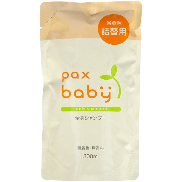 他サイト： 【メール便 送料込】太陽油脂 PAX  パックス ベビー 全身シャンプー 詰替用 300ml 1個の商品画像
