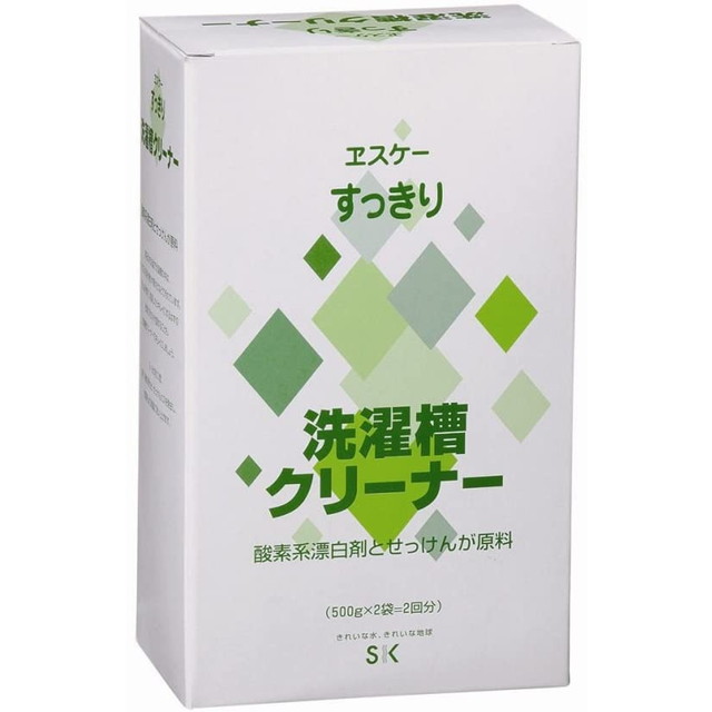 他サイト： エスケー石鹸 すっきりシリーズ 洗濯槽 クリーナー 500g×2コ入(4964495910700)の商品画像
