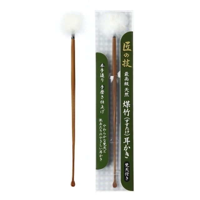 他サイト： 匠の技 煤竹耳かき ぼん天付き  (4972525533607)の商品画像