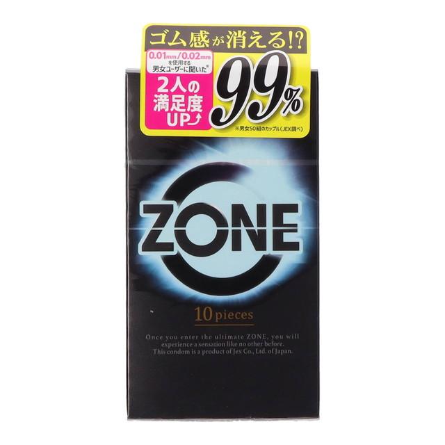 他サイト： ジェクス コンドーム ZONE ゾーン 10個入 ナチュラルタイプ ピンクカラー(4973210030722)※パッケージ変更のの商品画像