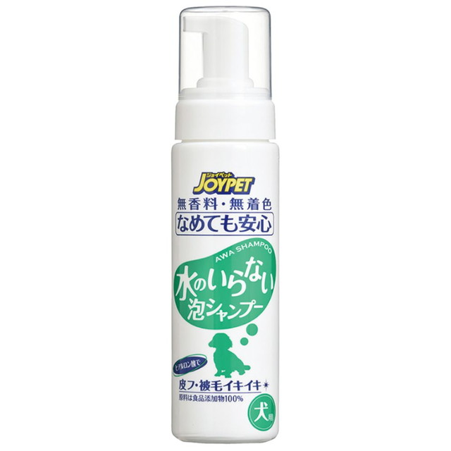 他サイト： ジョイペット 水のいらない泡シャンプー 犬用 200ml (4973293001299)の商品画像