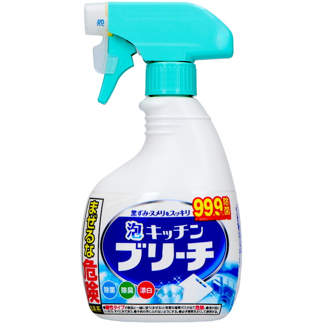 他サイト： ミツエイ 泡キッチン ブリーチ 本体 400mL キッチン用漂白剤の商品画像