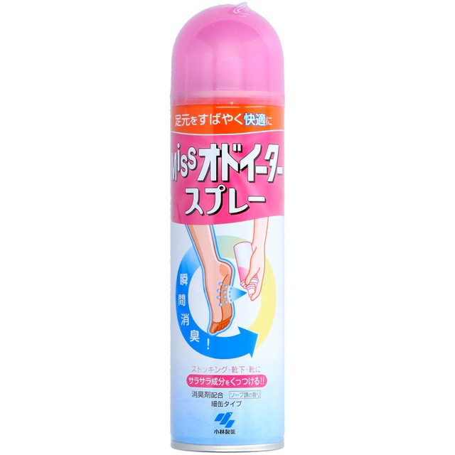 他サイト： 小林製薬 Missオドイーター スプレー ( 足もと消臭スプレー ) ( 4987072015599 )の商品画像