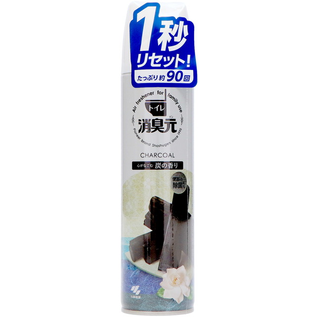 他サイト： 小林製薬 消臭元スプレー 心がなごむ炭の香り 280ml  ( 4987072040546 ) ( 消臭・香り・エチケット )の商品画像