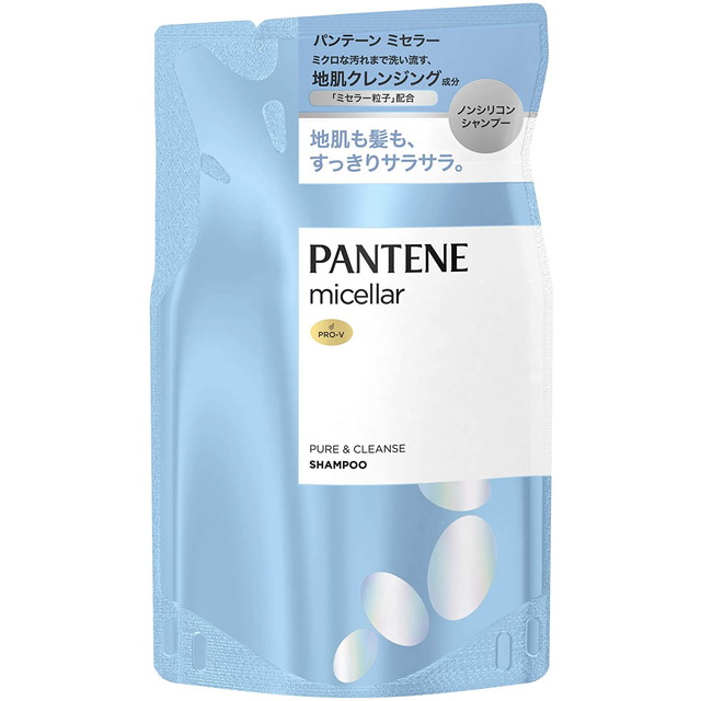 他サイト： P&G パンテーン ミセラー ピュア&クレンズ シャンプー つめかえ用 350mlの商品画像