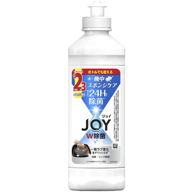 他サイト： P&G 除菌ジョイ コンパクト キャップ付き つめかえ用 300mL 食器用洗剤の商品画像