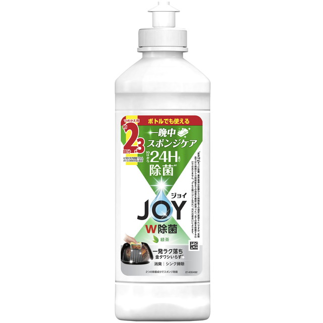 他サイト： P&G 除菌ジョイ コンパクト 緑茶の香り キャップ付き つめかえ用 300mL 食器用洗剤の商品画像