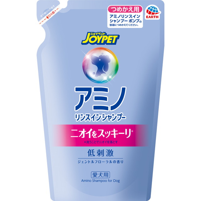 他サイト： アース・ペット ジョイペット アミノ リンスインシャンプー つめかえ用 愛犬用 400mLの商品画像