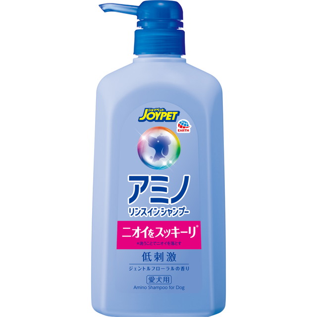 他サイト： アース・ペット ジョイペット アミノ リンスインシャンプー ポンプ 本体 550mL 愛犬用の商品画像