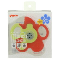 他サイト： Pigeon ピジョン munch teether 歯がため 6ヶ月以上 ペラペラタイプ キャロットフラワー 1個の商品画像