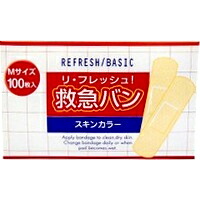 他サイト： 阿蘇製薬 リ・フレッシュ救急バン Mサイズ 100枚入の商品画像