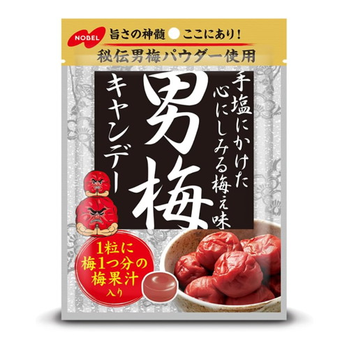他サイト： ◆6個セット/ノーベル 男梅 キャンデー 80g [ノーベル]の商品画像