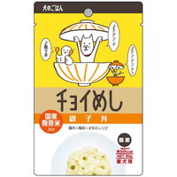他サイト： ◆6個セット/【メール便送料無料】チョイめし 親子丼 鶏肉+鶏卵+お米のレシピ 80g[わんわん]の商品画像