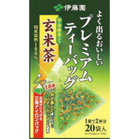 他サイト： よく出るプレミアムティーバッグ 玄米茶 20袋入[伊藤園]の商品画像