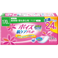 他サイト： ポイズ肌ケアパッド スーパー お徳パック 24枚入[日本製紙クレシア ポイズパッド]の商品画像