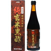 他サイト： オリヒロ 純玄米黒酢 720mlの商品画像