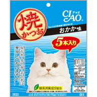 他サイト： チャオ 焼かつお おかか味 5本入[いなばペットフード]の商品画像