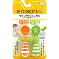 他サイト： エジソンママ はじめて使うスプーン オレンジ&キウイ[ケイジェイシー]の商品画像