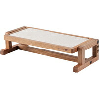 他サイト： ネココ 高さと角度を変えられる ウッディキャットテーブル(1コ入)の商品画像