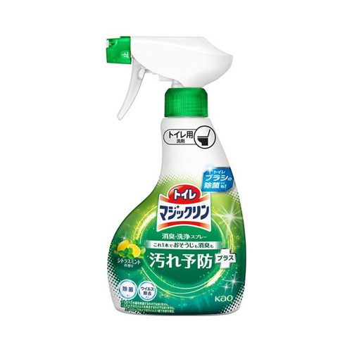 他サイト： トイレマジックリン消臭・洗浄スプレー 汚れ予防プラス シトラスミントの香り 本体(350mL)[トイレマジックリン]の商品画像