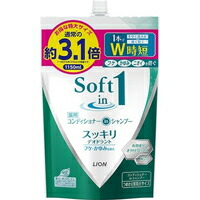 他サイト： ソフトインワン シャンプー スッキリデオドラント 詰替 特大(1150mL)の商品画像