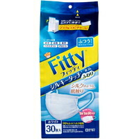 他サイト： フィッティ シルキータッチ 耳ゴムふわり ケース付 ふつうサイズ ホワイト(30枚入)の商品画像