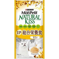 他サイト： ◆2個セット/【メール便送料無料】モンプチ ナチュラルキッス 11歳以上用総合栄養食 まぐろ入りまぐろゼリー(10g*4本入)[の商品画像