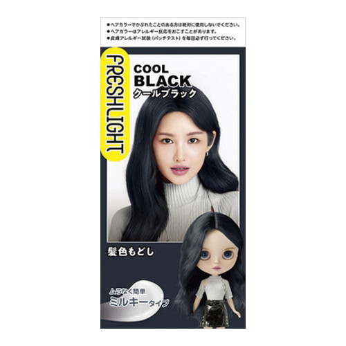 他サイト： フレッシュライト ミルキー髪色もどし クールブラック(1セット)の商品画像