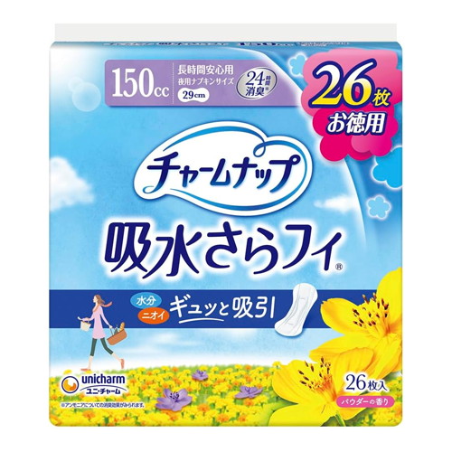 他サイト： チャームナップ 長時間安心用 26枚[ユニ・チャーム]の商品画像