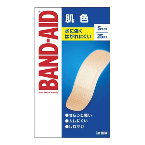 他サイト： 【メール便送料無料】バンドエイド 肌色 Sサイズ 25枚 [Kenvue]の商品画像