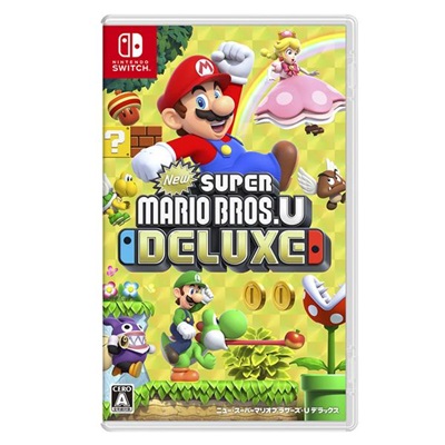 他サイト： メール便配送 任天堂 New スーパーマリオブラザーズ U デラックス(パッケージ版)Switch用ソフト 4902370541の商品画像