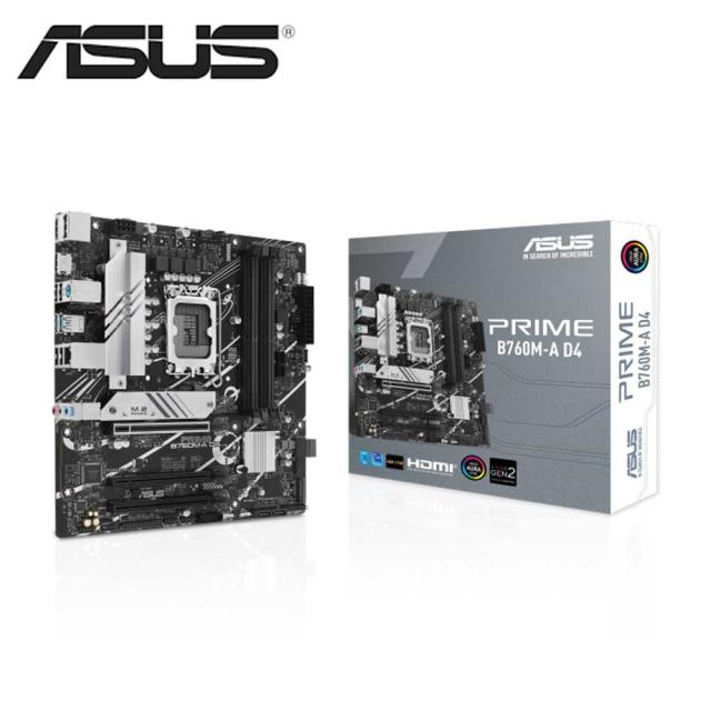 他サイト： ASUS|エイスース PRIME/B760M-A/D4 ASUS PRIME B760M-A D4/ microATX対応マザーの商品画像