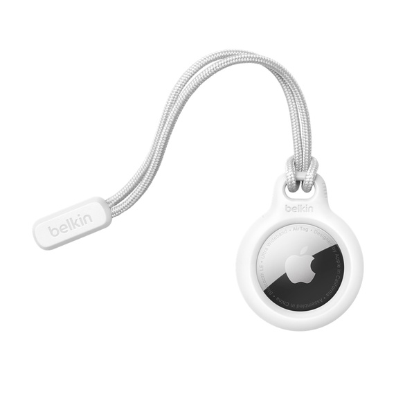 他サイト： BELKIN F8W974BTWHT AirTag用ストラップ付きセキュアホルダー(ホワイト)[F8W974BTWHT] 返品種の商品画像