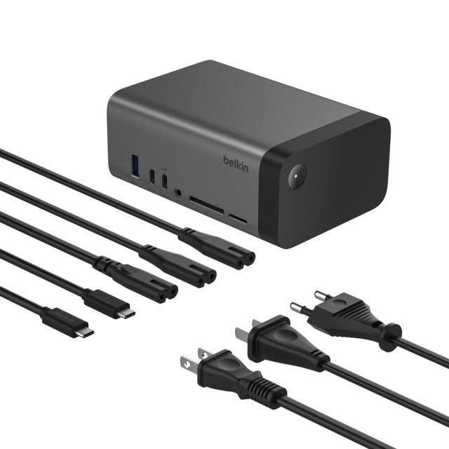 他サイト： BELKIN INC020QCSGY USB-C 11-in-1 Pro GaN ドック 150W[INC020QCSGY] 返の商品画像