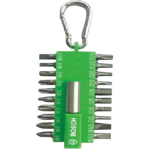 他サイト： ボッシュ 2 607 002 823 ドライバーセット 21P LG (ライトグリーン)BOSCH[2607002823BOSCの商品画像