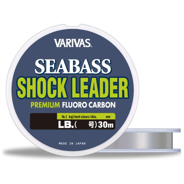他サイト： バリバス シーバスショックリーダー プレミアムフロロカーボン 30m(8ゴウ/30lb) シーバスショックリーダー プレミアムフの商品画像