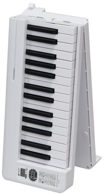 他サイト： キクタニ KDP-61P-WHT 折りたたみ式 電子ピアノ 61鍵(ホワイト)KIKUTANI[KDP61PWHT] 返品種別Aの商品画像