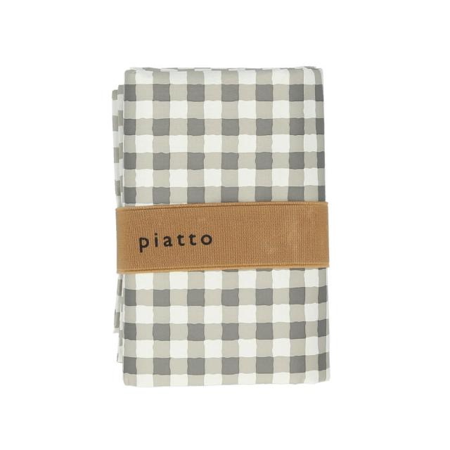 他サイト： BACKYARD FAMILY(バックヤードファミリー) コンパクト レジャーシート(ギンガムチェック/グレー)  BF0224の商品画像