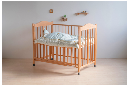 他サイト： スリーピー ワンタツチベツドチエリツシユNA ワンタッチベッド チェリッシュ ベッド下収納扉付 NA【ベビーベッド(ナチュラル)の商品画像