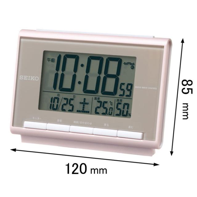 他サイト： セイコー 電波目覚まし時計 SQ698P[SQ698P] 返品種別Aの商品画像