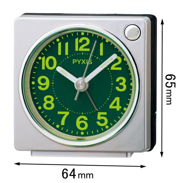 他サイト： セイコー 目覚まし時計【PYXIS】SEIKO NR-450-S[NR450S] 返品種別Aの商品画像