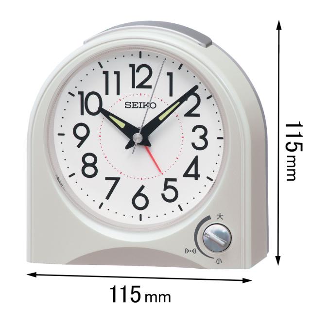 他サイト： セイコー 目覚まし時計SEIKO KR-520-W[KR520W] 返品種別Aの商品画像