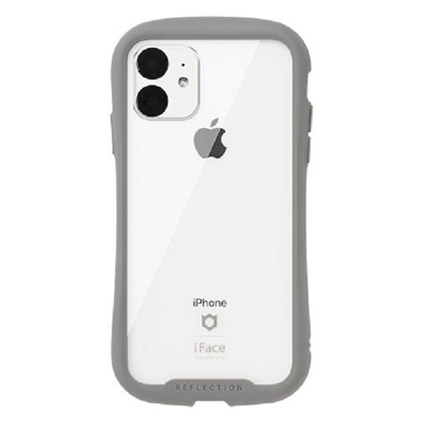 他サイト： Hamee 41-907368 iPhone 11用 IFACE REFLECTION 強化ガラス クリアケース(グレー)[41の商品画像