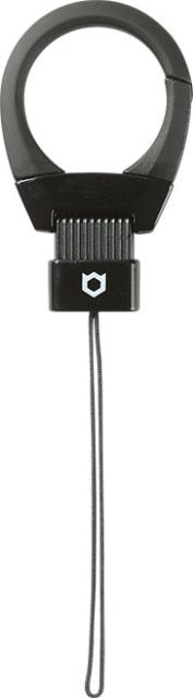 他サイト： Hamee 41-909812 iFace Quick Release カラビナリングストラップ(ブラック)[41909812]の商品画像