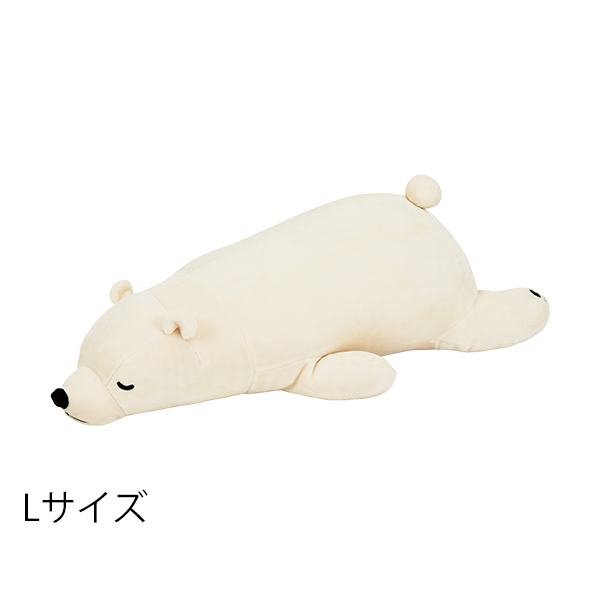 他サイト： りぶはあと(LIV HEART) 08-090300 抱きまくらL(ラッキー)シロクマ[08090300] 返品種別Aの商品画像
