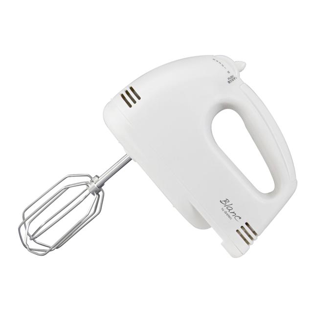 他サイト： ドリテック HM-710-WT ハンドミキサー ホワイトdretec Blanc(ブラン)[HM710WT] 返品種別Aの商品画像